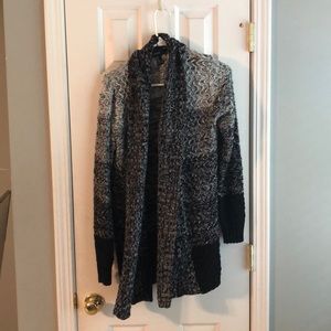 Large chunky ombré cardigan